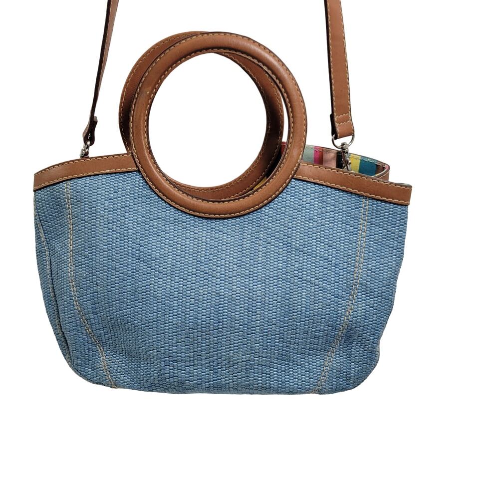 Fossil Vintage Blue Shoulder Hand Bag 61924-1Clo2